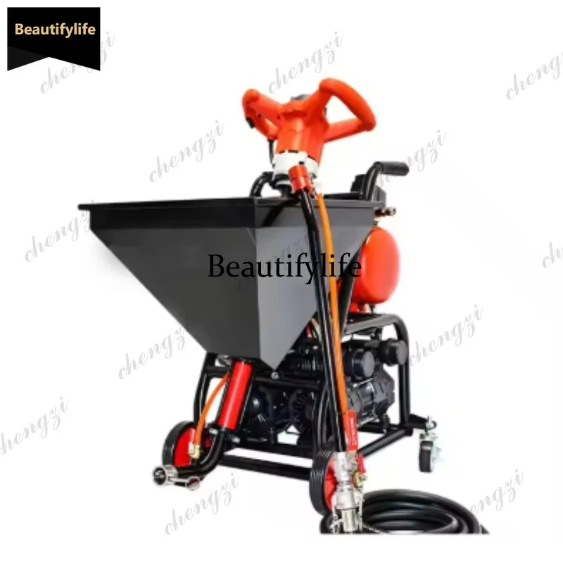 

Q181 Fireproof real stone paint putty powder sprayer all-in-one polyurethane js waterproof coating multi-function highpower auto