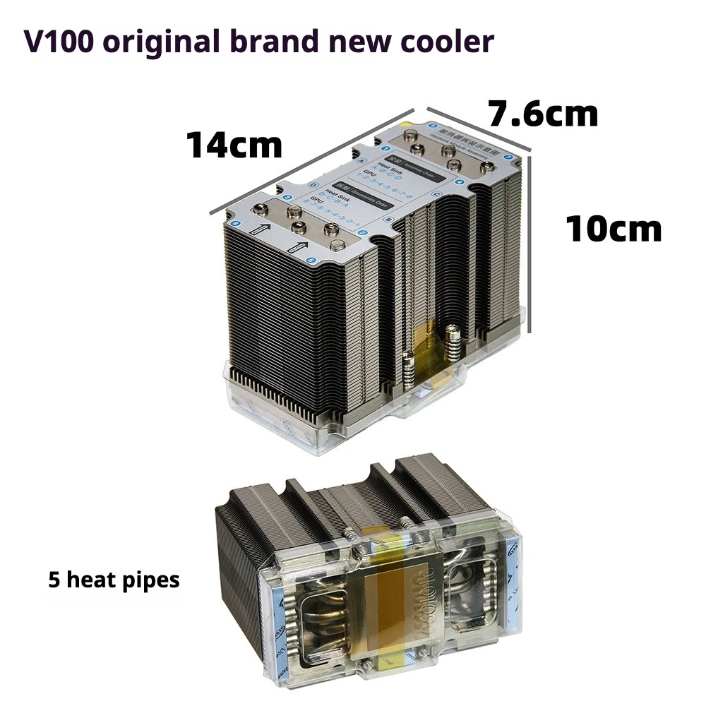 بطاقة الرسومات NVIDIA V100 SXM2، خالية من الانقسام 300G NVLink Interconnect Dual SIM Aom-sxmv مبسطة #6