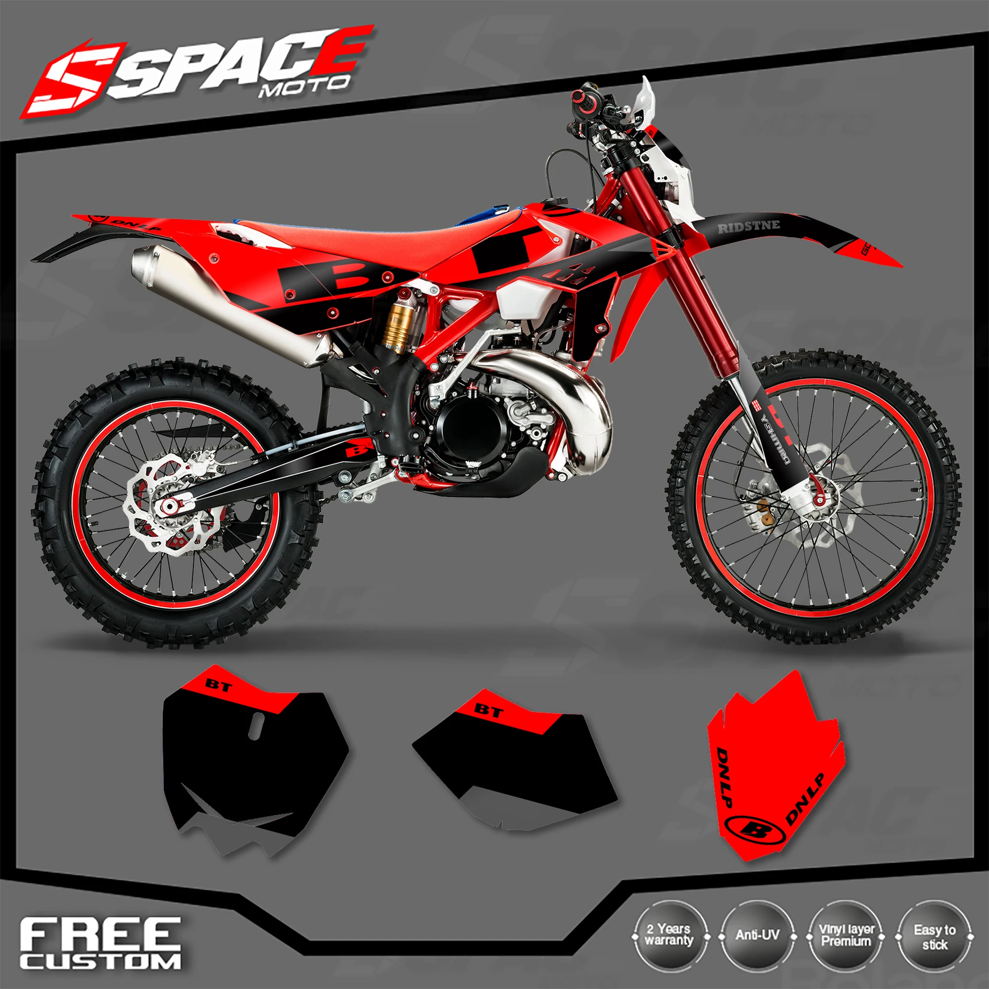 

SPACE Custom Motorcycle Graphics Background Decal for Beta 250 300 RR 2013 2014 2015 2016 2017 Enduro Stickers Kits 04