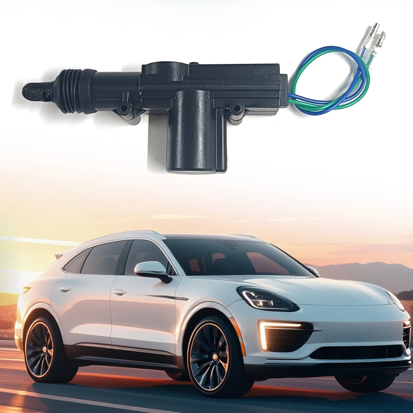 12 В сверхмощная система блокировки, комплект одинарного пистолета, автомобильный центральный дверной замок, комплект двигателя, аксессуары для электрического дверного замка автомобиля