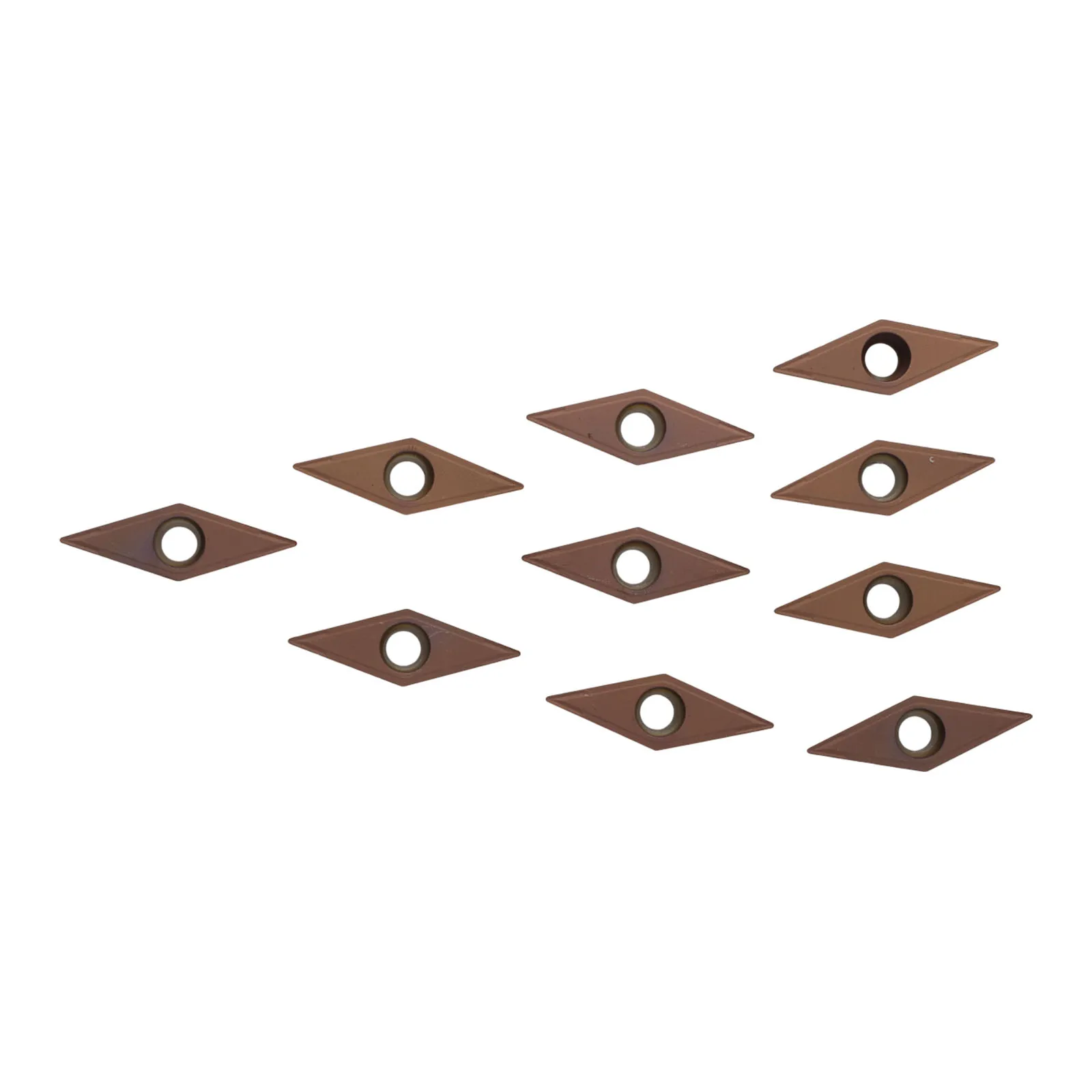 Accessories Insert Replacement Set Turning Tool VCMT160404 VCMT331 10pcs Carbide Inserts Fittings Golden Indexable for lathe