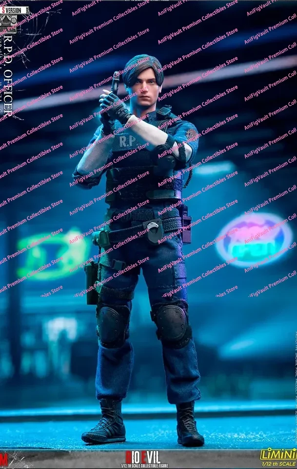 Limtoys-Resident Evil Leon RPD Officer Action Figure, Deluxe