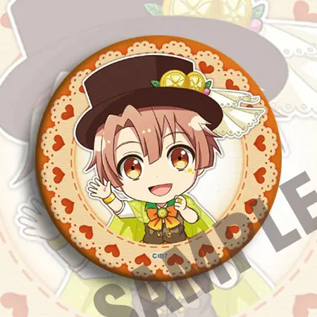 IDOLiSH7-Botones de iconos redondos, 58mm