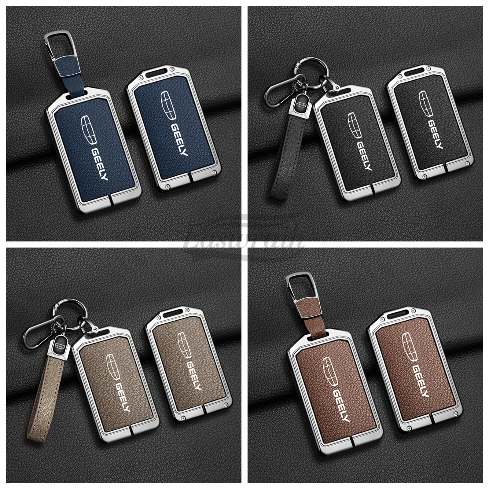 Car Accessories NFC Card Key Cover Case Holder Chain For Geely GS GL Key Protector Shell Car Interior Styling