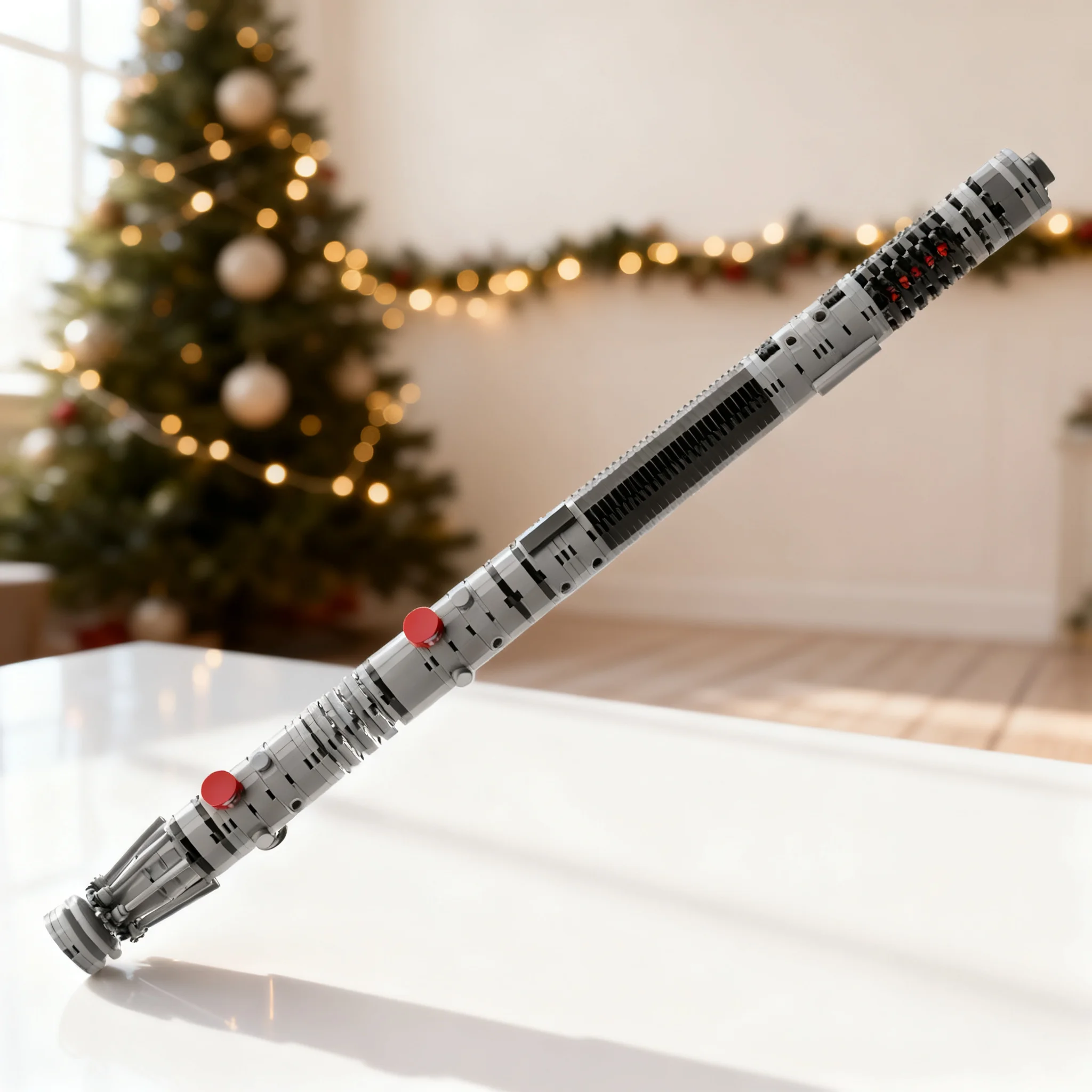 337pcs MOC Star Battle Maul Shadow Lord Lightsaber Model Building Blocks Architecture Christmas Gift Toys Display Assemble DIY view 4