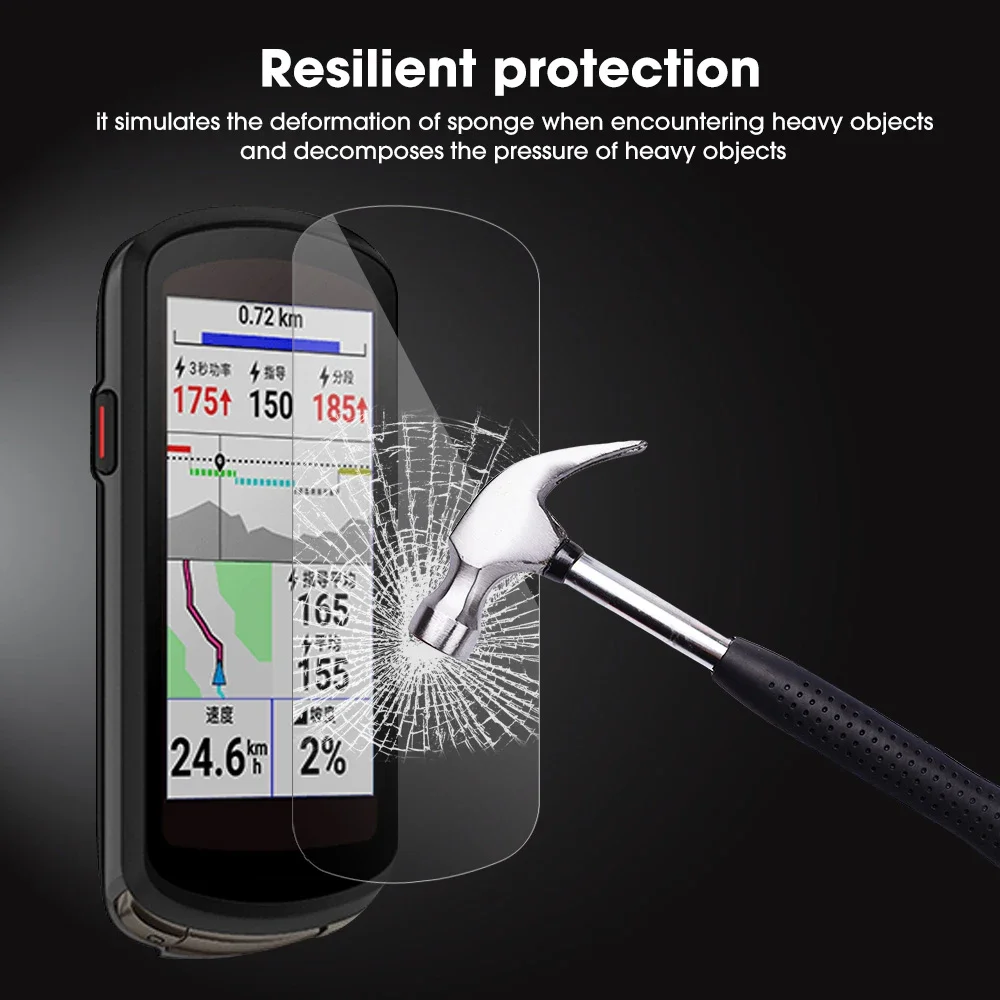 1-3PCS Tempered Glass Films for Garmin Edge 1040 Scratch Resistant Watch Protective Screen Protector for Garmin Edge1040