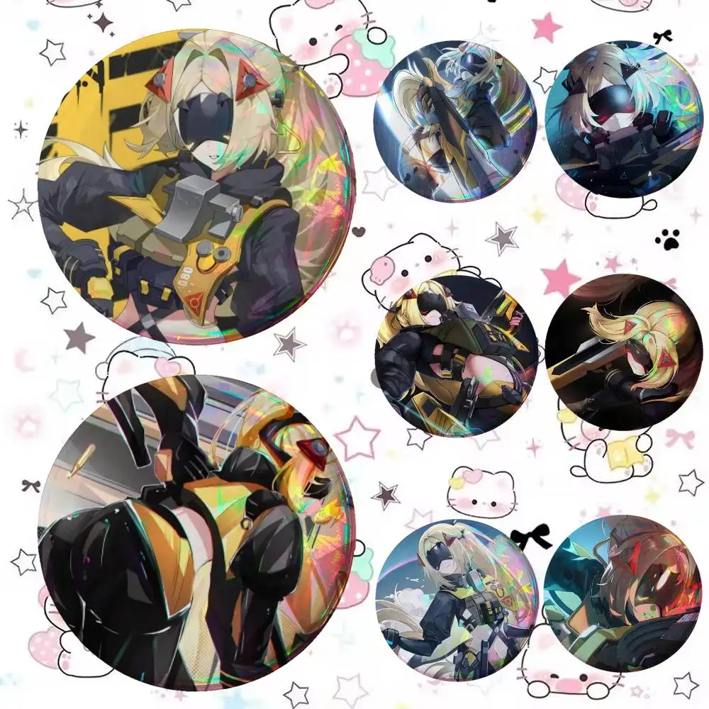 Trigger Zenless Zone Zero Game    Badge Tinplate Coin Brooch Clothing Backpack Accessories Lapel Pin