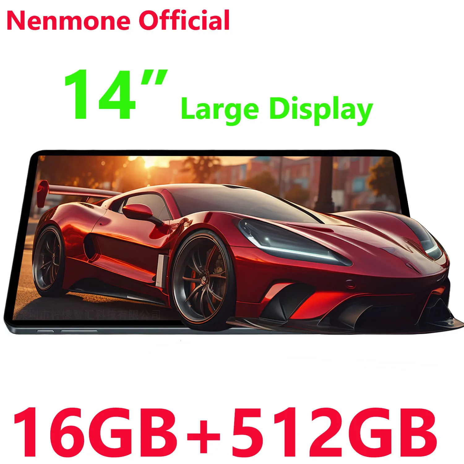

Global version Unopened Real 14 inch Tablet 512GB Android14 Dual 4G Phone call Tablet 14" 5G Wifi 12000mAh Long Life Face Unlock