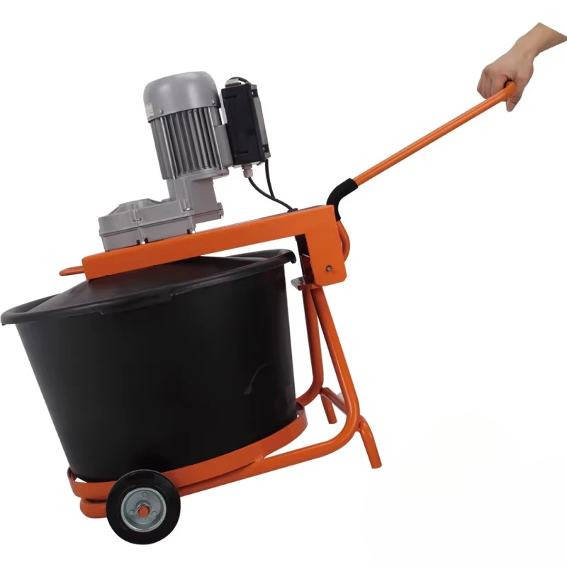 Electric Small Cement Mixer Portable Mortar Mixer Electric Motor Concrete Mixer Machine Price