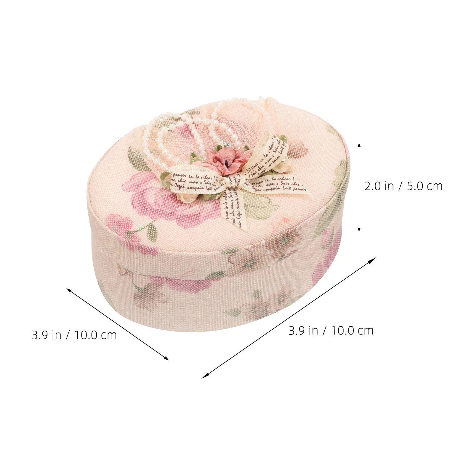 صندوق مجوهرات محمول تصميم زهرة الدانتيل حقيبة تخزين المجوهرات للأقراط والقلائد منظم السفر بصمة الصفر