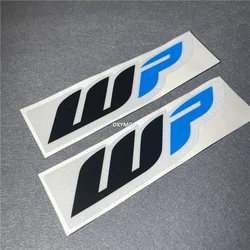 2X Car Styling Vinyl Tape Motorcycle Suspension Shock Sticker Decal for WP 390/690/1090/1190/1290 blue