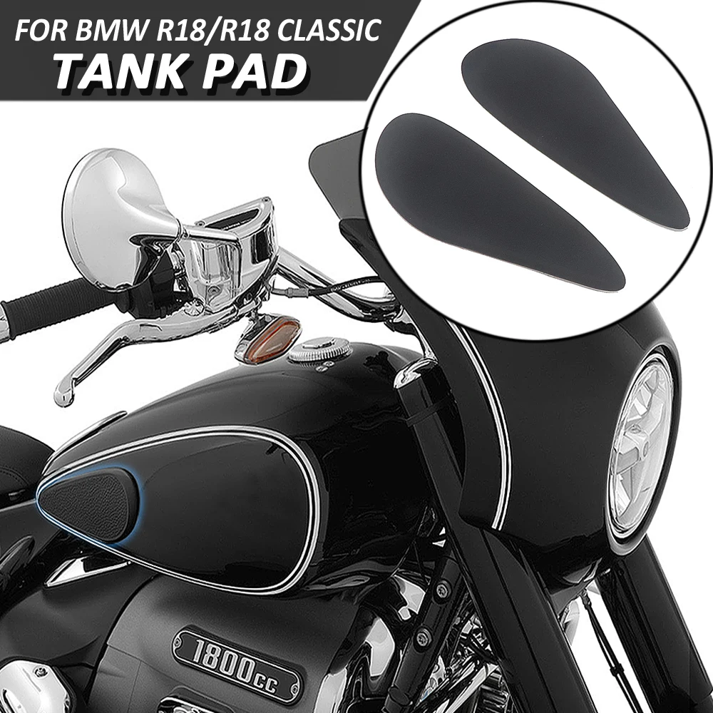 

Tankpad anti-slip tank Pad sticker protection stickers SIDE TANK PADS Gas ​Knee ​Grip Traction Pad For BMW R18 Classic R 18 2020