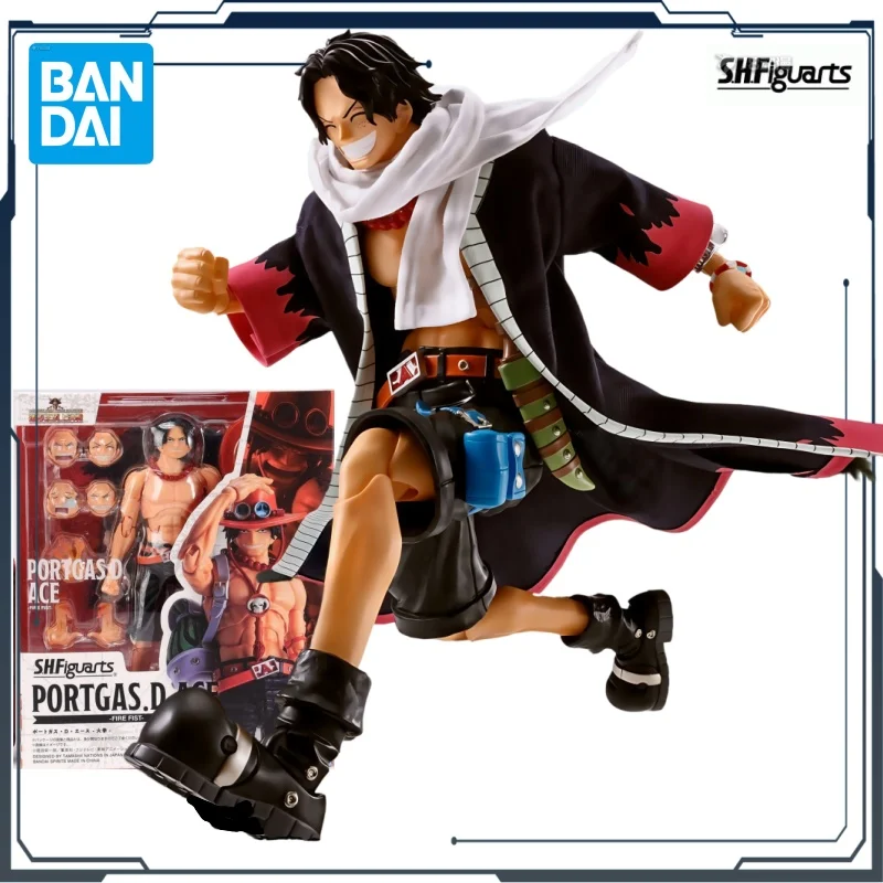 

Bandai SHF One Piece Series Potkas D. Ace - Fire Fist - Anime Action Doll Assembly Model Toy Collection Model Jewelry