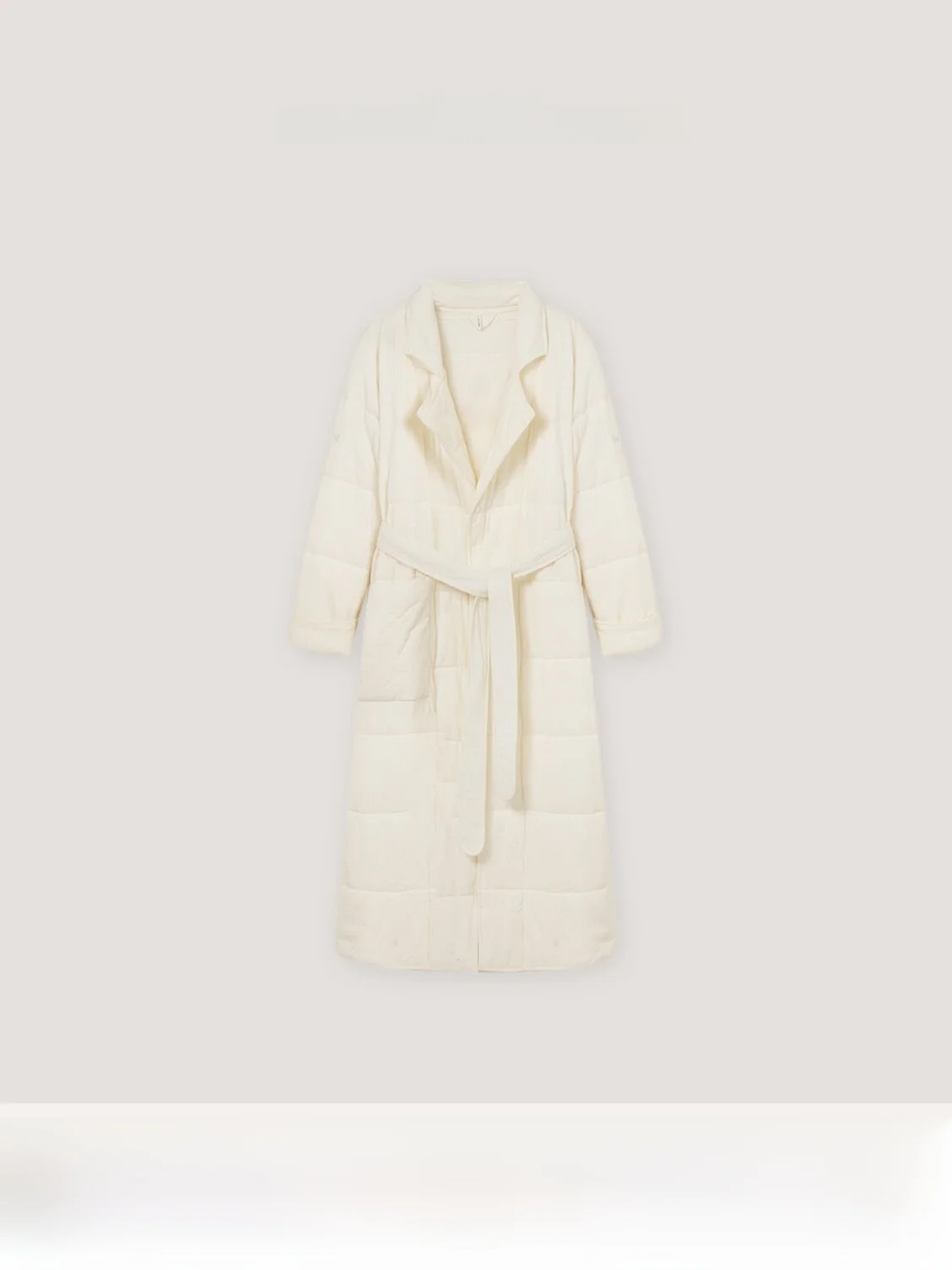 

Ele Simple Long Cotton Robe Sle Spwear with Eye Mask Waist Belt for Women Autumn Season Faion Ladies' Clothing