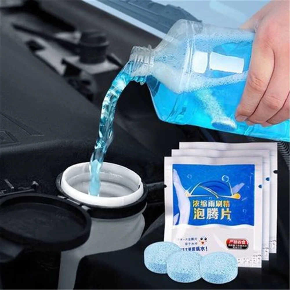 Car glass cleaning effervescent tablets for Audi A1 A3 8P 8l 8v A4 B5 B6 B7 B8 A5 A6 C5 C6 4F 4B Q3 Q5 Q7 S3 S4 S5