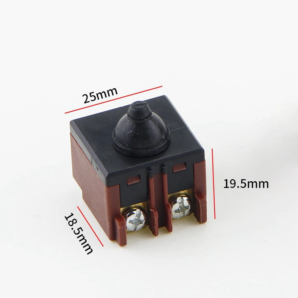 Interruptor de amoladora angular de 1 piezas, interruptor de botón de repuesto para amoladora angular 100, pulidor, accesorio, piezas de herramientas eléctricas