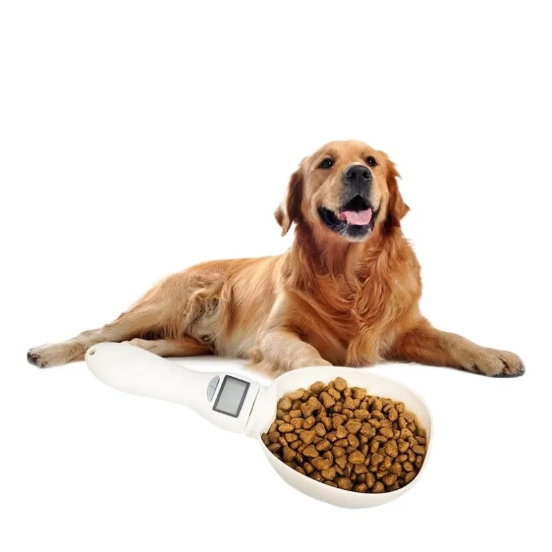 

Dosificador Alimento Mascotas Digital | Báscula Cuchara con LED para Ración Precisa de Perros/Gatos | Balanza de Cocina Portátil