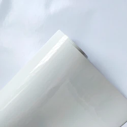 White Glossy Vinyl Carl Wrap Film Waterproof Stickers Console Computer Laptop Skin Auto Motorcycle Accessories Air Free