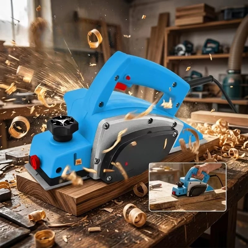 600W electric planer, powerful wooden hand planer, woodworker file tool, planer