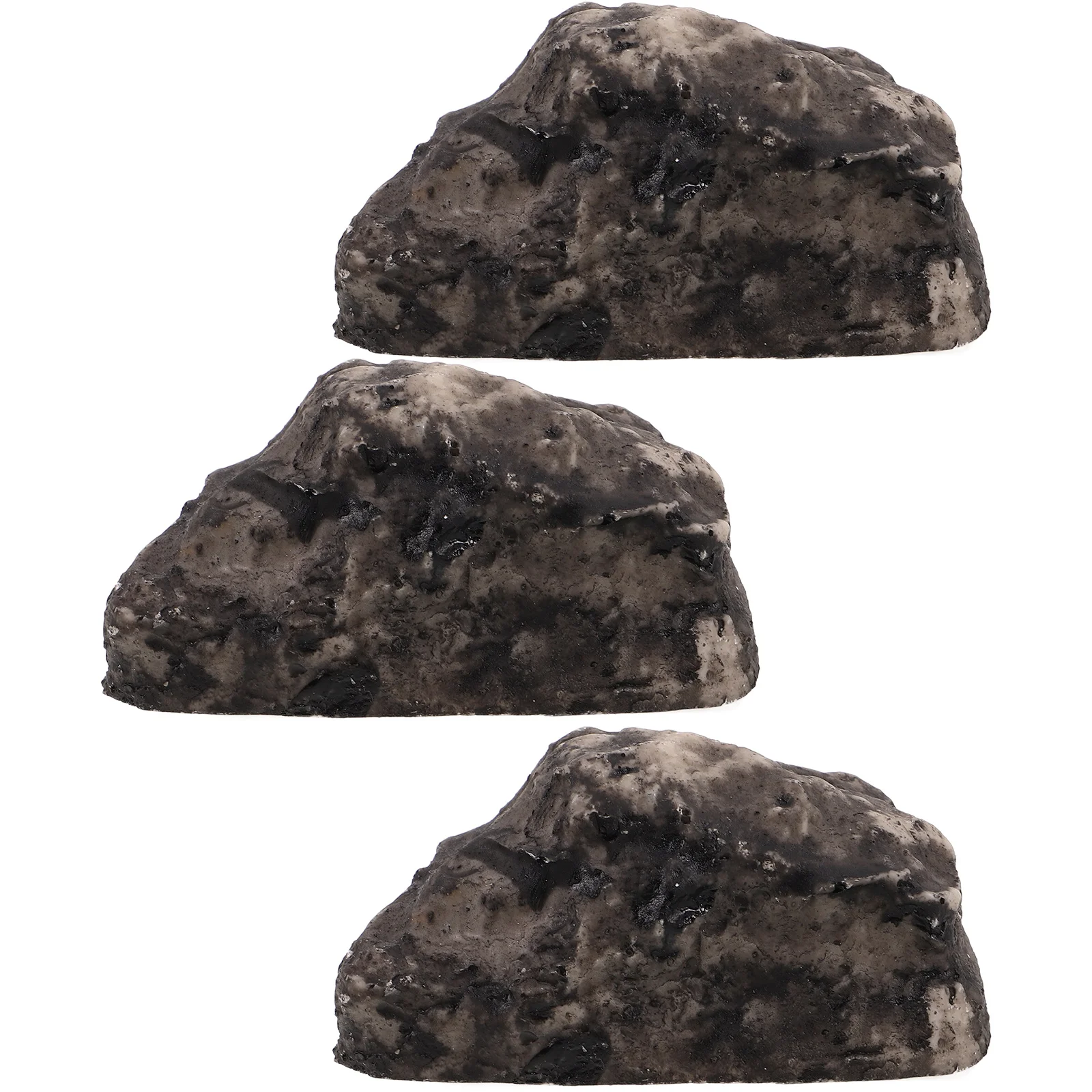 3Pcs Stone Key Box Resin Made Outdoor Waterproof Hidden Key Storage for Garden Yard Safety Keepers Resin Storage Box