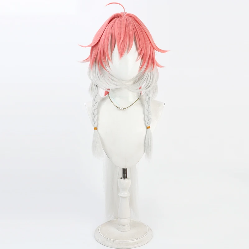 Game Wuthering Waves Changli Cosplay Wig Halloween Party Prop Synthetic Hair Heat Resistant Fiber + Wig Cap