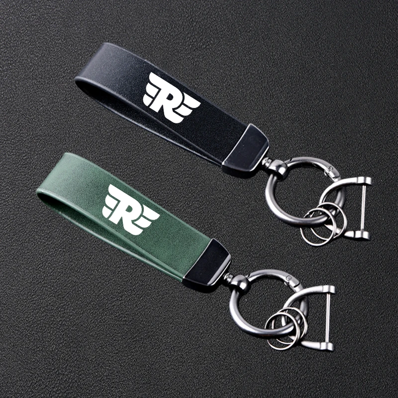 High-Grade Motorcycle Leather Keychain For Royal Enfield Guerrilla 450 Bullet/Classic 350 500 Interceptor 650 Himalayan 450 411
