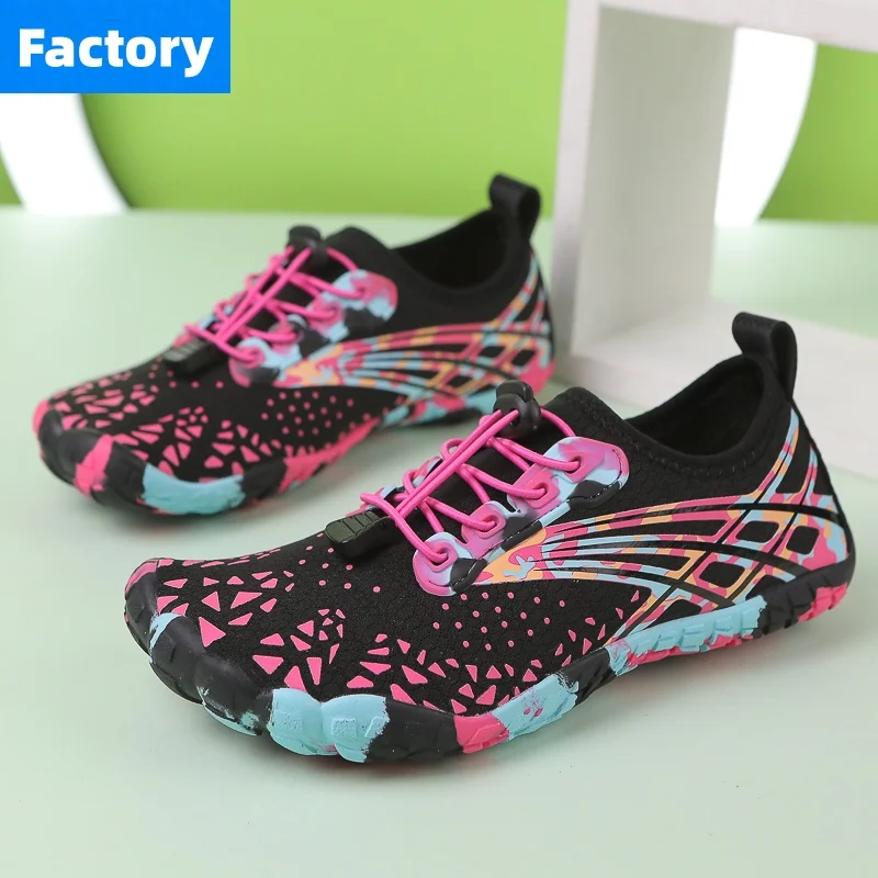 Unisex Quick Dry Water Shoes Men Women Colorful Beach Swimming Surfing Seaside Aqua Shoes Couple Barefoot Upstream Sneakers