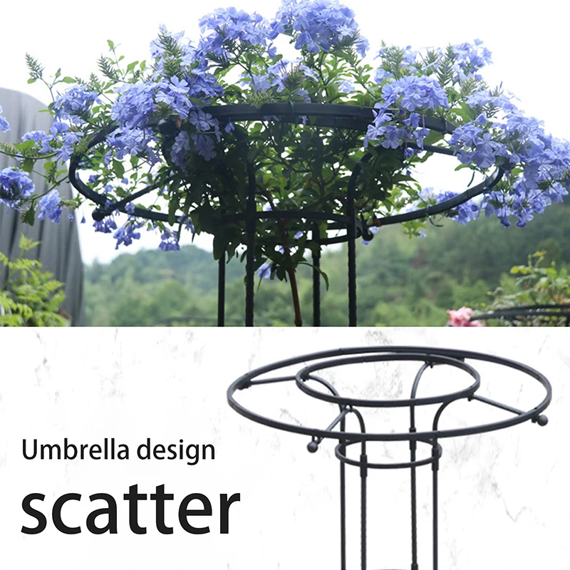 Garden Trellis Umbrella Tower Plant Trellis For Climbing Plants Trellis Support DIY Climbing Trellis Flower Pots Supports