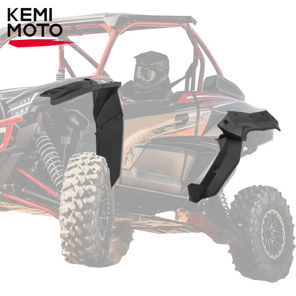 

KEMIMOTO UTV Wide HDPE Heavy-Duty Extended Front Rear Fender Flare 99994-1324 for Kawasaki Teryx KRX 1000 2020-2023