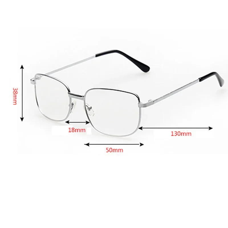 Metal Frame Reading Glasses Men Women Unisex Prescription Presbyopia Eyeglasses Hyperopia Eyewear Diopter +1.0 To +4.0