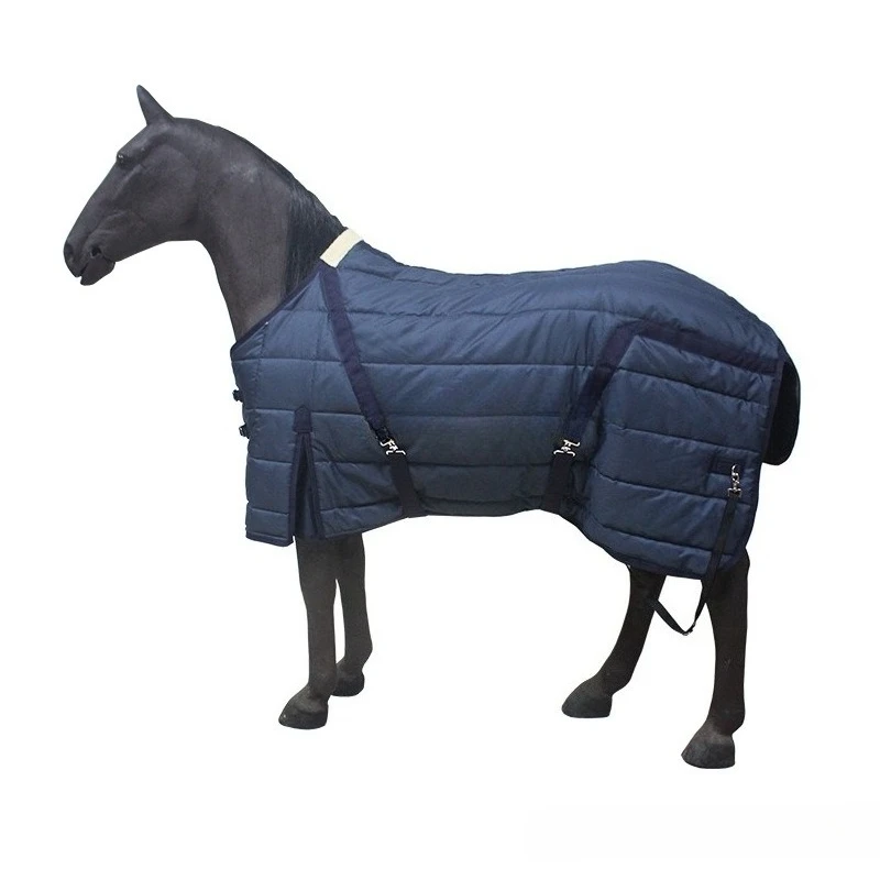 

Inner Cotton Horse Blanket Winter Navy Black Oxford Material Horse Stable Rug
