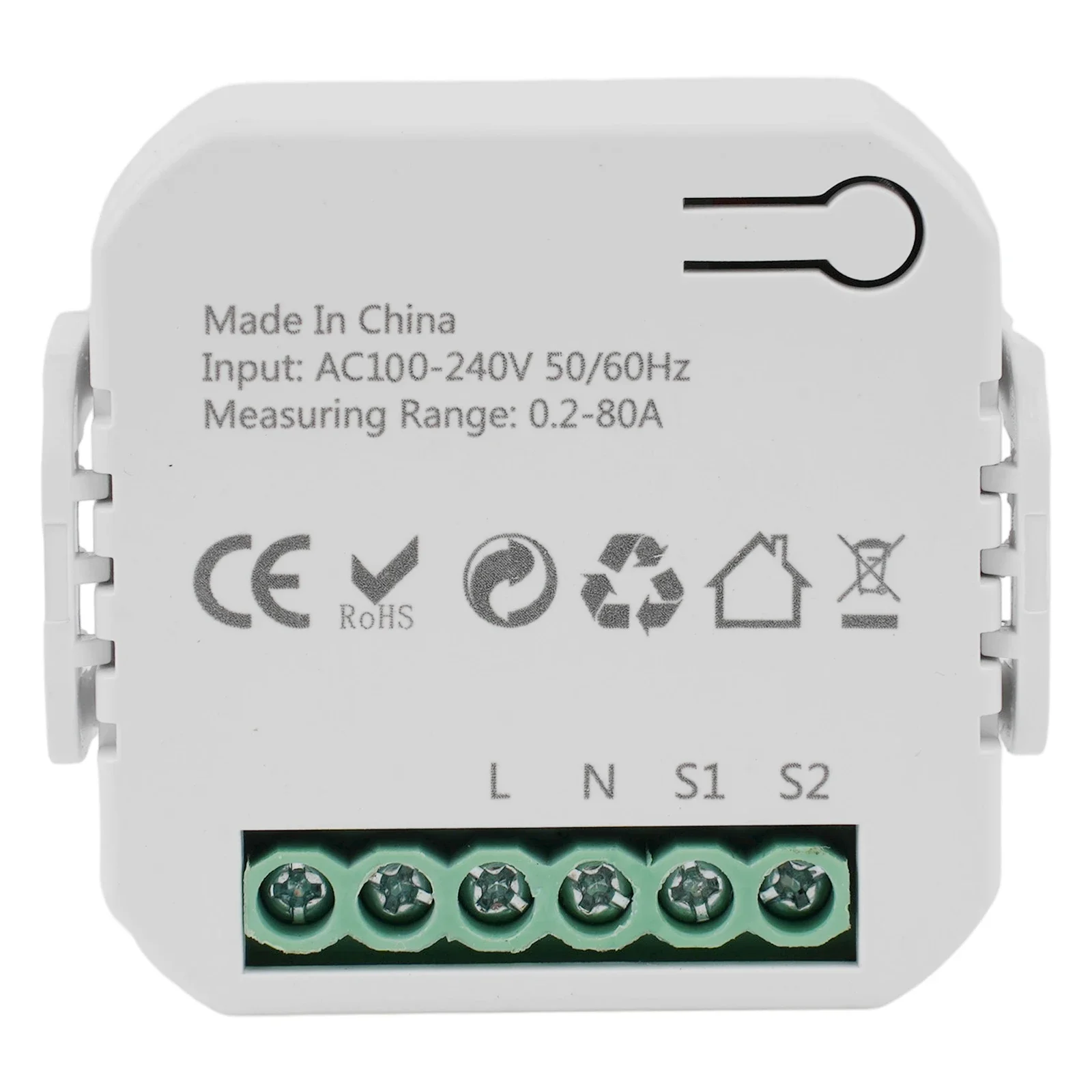 

For Tuya For Smart For ZigBee Energy Meter 80A With Current Transformer Clamp Curtain Module Blinds Switch Connected Roller