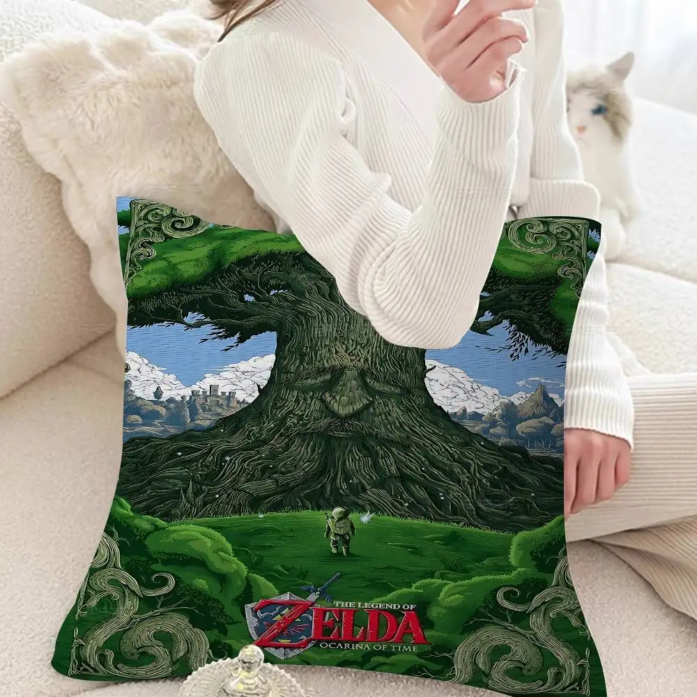 Legend Video Game Z-Zeldas Cushion Cover Polyester Sofa Cushions Decorative Throw Pillows Home Decoration Pillowcover view 5