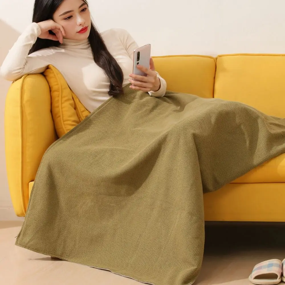 High Quality Wearable USB Electric Heated Blanket 3 Heating Levels Portable Heating Lap Blanket Washable Leg Cover Household