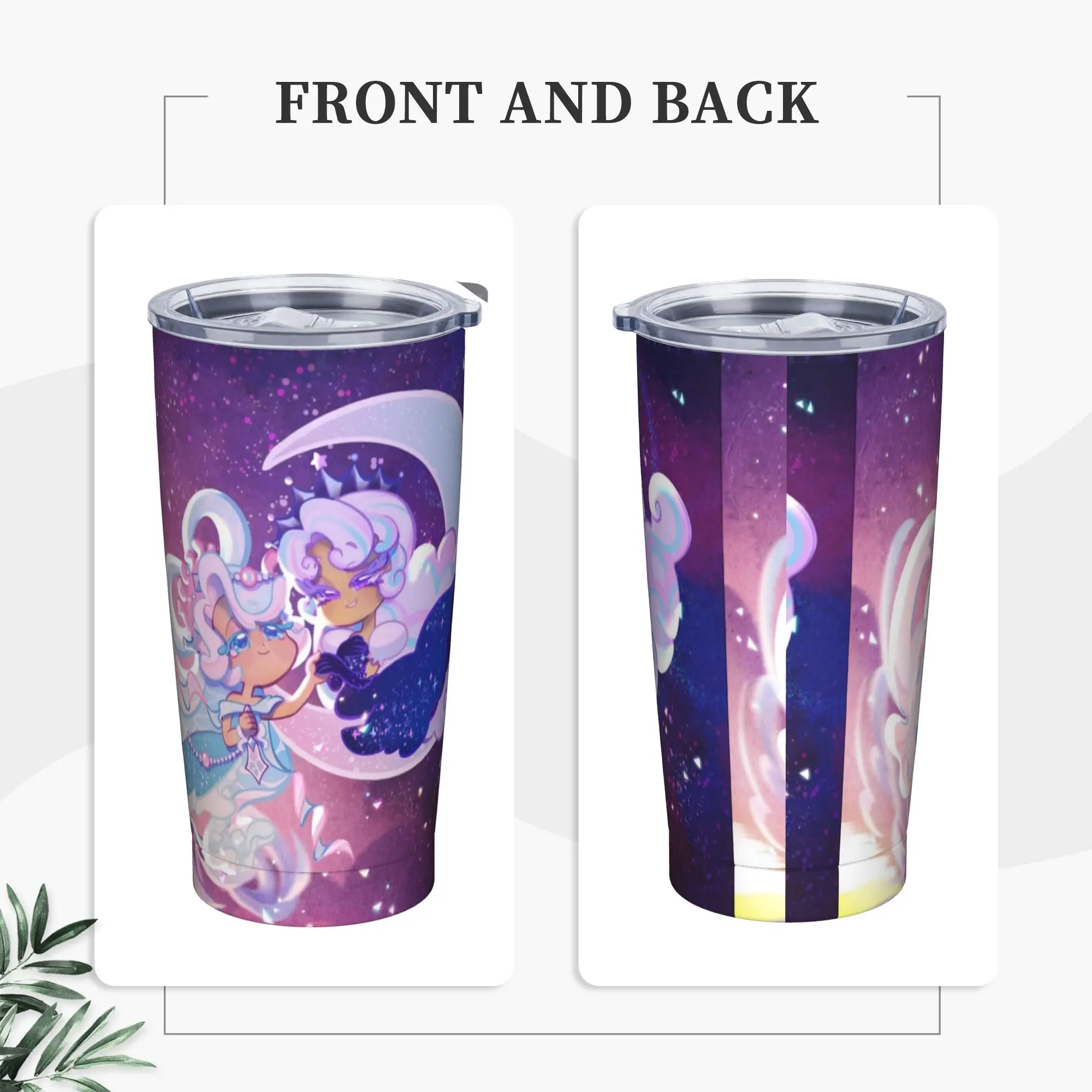 Cookies Runs Ovenbreak's 4th Anniversary Insulated Tumbler with Lid Run Kingdom Stainless Steel Coffee Mugs Car Bottle Cup, 20oz