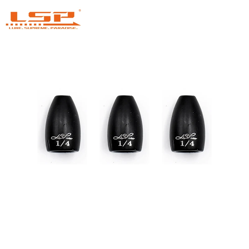 LSP LURE.SUPREME.PARADISE. LSP Texas Rig Sinker 1/16–1 Oz Bullet Bass Angelgewicht 1,8–28 g Köderzubehör Angelwaren zum Winterangeln 10