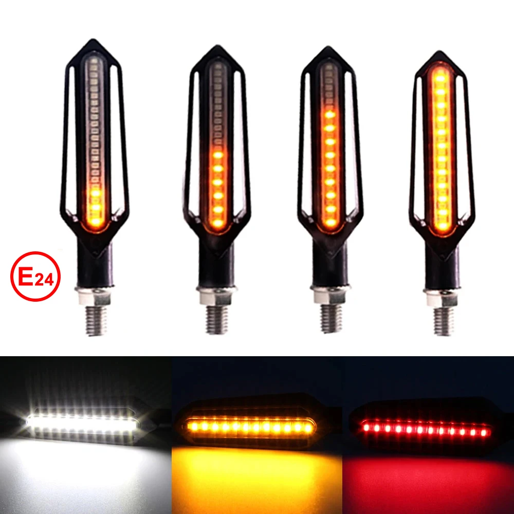 FOR Yamaha fz1 fazer fz8 xj6 fz6 mt-09 FZ-09 mt07 mt-07 motorcycle turn signal Lights Flowing flicker led Blinkers