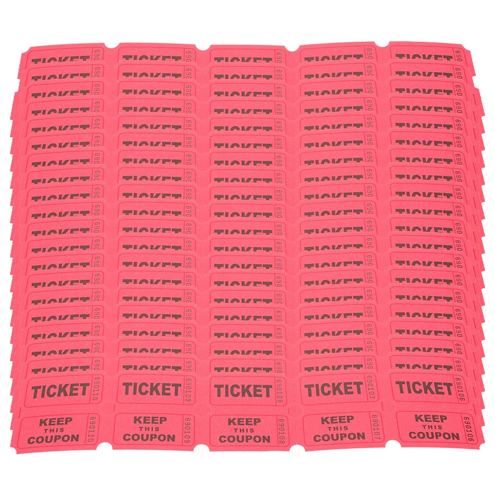 200 Pcs Bingo Ballot Party Favor Birthday Raffle Tickets Event Label for Events