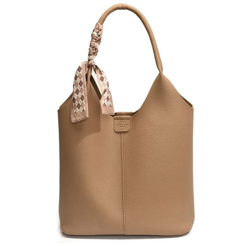 

Women's Fashionable Slouchy Bag Soft PU Leather Shoulder Bags Spacious Armpit Purse for Travel and Daily Essential