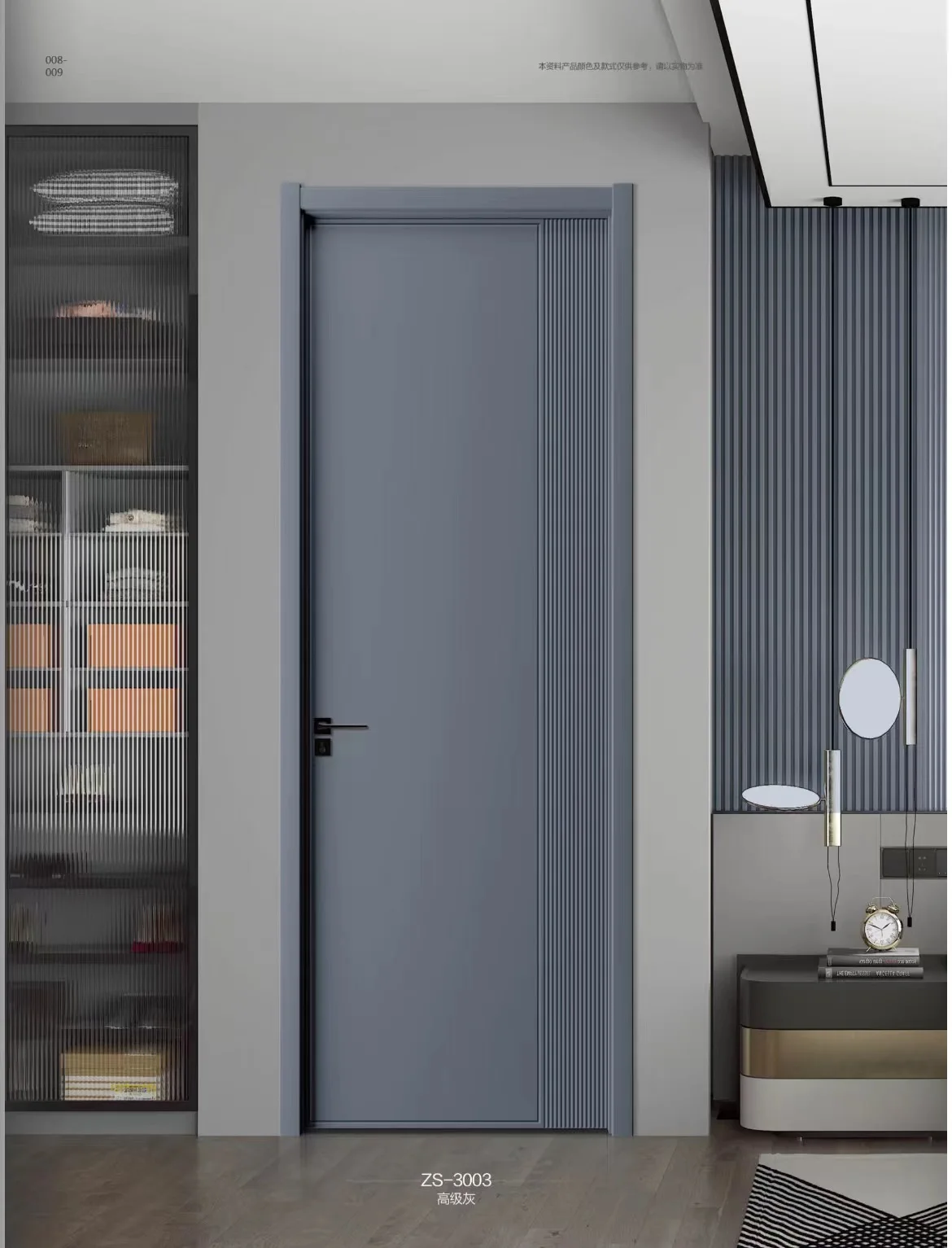 

Painted interior wooden door odorless moisture-proof sound insulation household door, high-end set wooden door modern simple doo