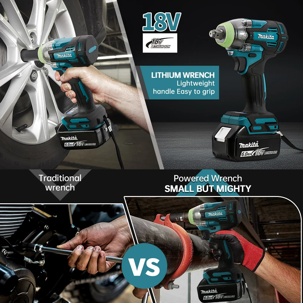 Wkrętarka elektryczna bezszczotkowa Makita TW004G 18V - Akumulator i ładowarka sprzedawane oddzielnie