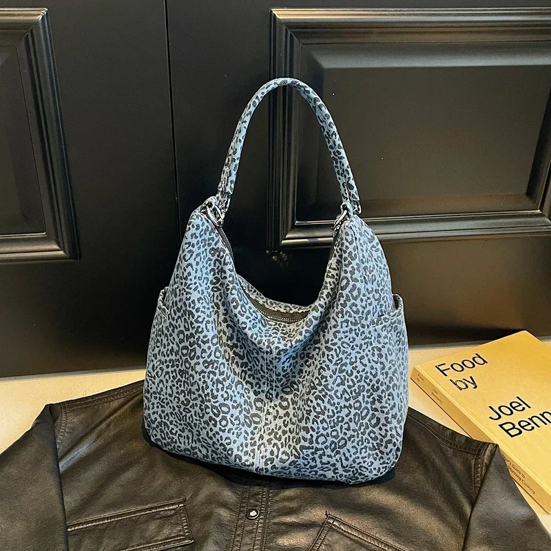 cowboy-tendencia-2024-bolsa-de-alta-qualidade-com-ziper-solido-leopardo-popular-casual-bolsa-ombro-costura-macia-simples-crossbody-saco