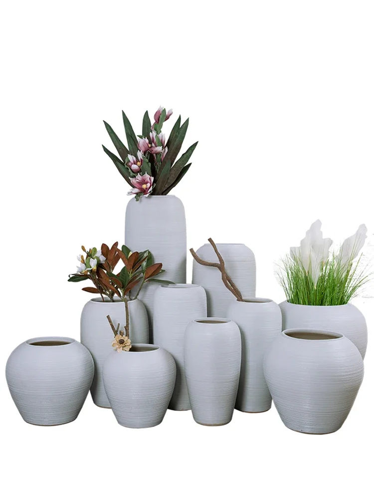 

Living room dried flower pottery pot decoration insert simulated flower art ornament