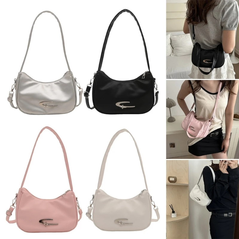 Bolso cuero PU para axila, bolso cruzado bolso hombro, bolso para axila