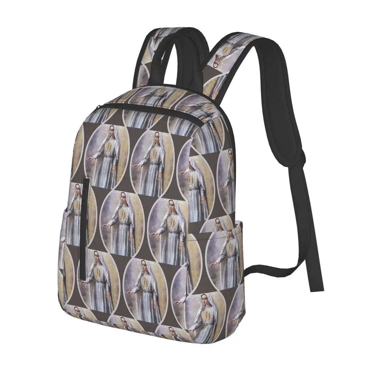 

Immaculate Heart Of Mary, Virgin Mary, Student Backpack School Bag Hiking Travel Daypack for Boys Girls Bookbag Shoulder Bags