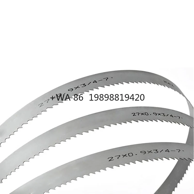 Thick 27Mm Wide Bi-Metal Bandsaw Blade for Cutting Soft Metal and Stainless Steel SS  Blade Saw Blade  0.9Mm