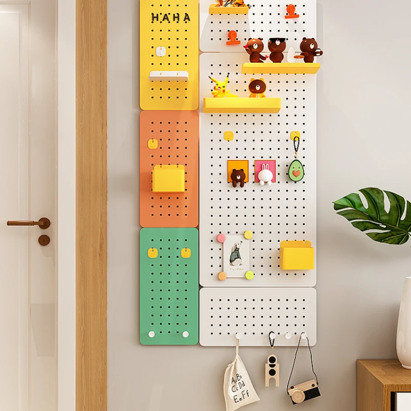 Multifunction Pegboard Decorative Board Shelf Rack Office Kitchen Organize Wall Holder Board Hanging Organizers Wall Decorations