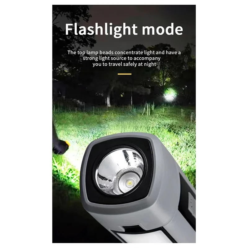 BNVN-linterna de Camping LED plegable compacta, luz portátil recargable para tiendas de campaña al aire libre y uso de emergencia en coche