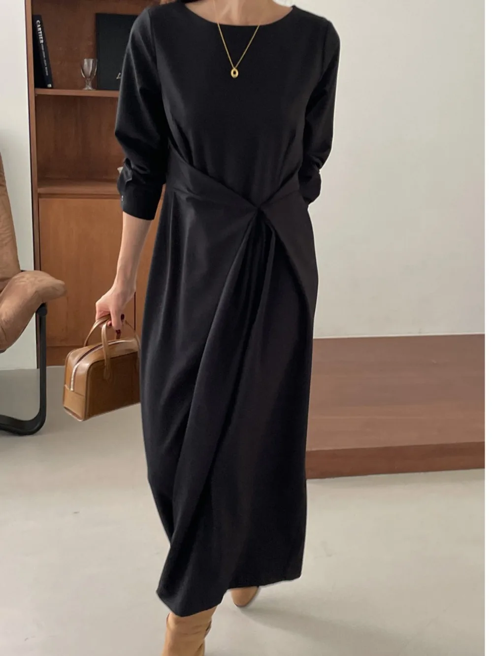 Ele طويل الخصر مقص Dr Chic Design Sensation المرأة Faion العنصر الخريف ular عنصر واحد Sve سترة طويلة