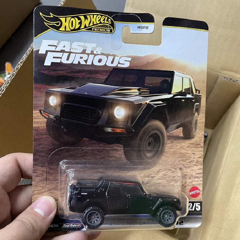 Hot Wheels Premium Fast & Furious Diecast Auto Schaal 1:64 Lamborghini LM002 Legering Model Collectible Voertuig Speelgoed voor Volwassenen Fans